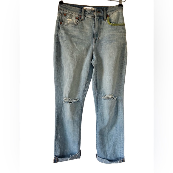 Madewell l High-Rise Slim Boyjeans Size Women P24 - Picture 2 of 9